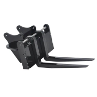 Upgrade Excavator Quick Hitch and Fork Lift Attachment For Huina 1550 /1580/ 1592/ 1593/ 1594 RC Excavator into Fork Lift