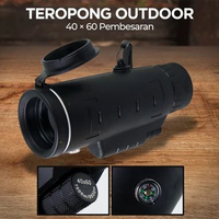 SUNCORE Teropong Monocular Outdoor Magnification 40x60 Waterproof - 1040