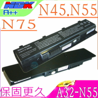 ASUS 電池(保固最久)- 華碩 N45，N55，N75，N45SL，N45SV，N55E，N55S，N55SF，N55SL，N75E，N75S，A32-N55，A42-N55