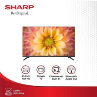 LED TV SHARP 43GH3000I Android Google TV FULL HD