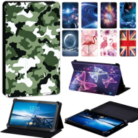 Universal Tablet Case for Lenovo Tab M10 Plus/Tab M10/Tab M8/Tab E7/Tab P11/Yoga Book 10.1 Flip Leather Stand Protective Cover