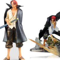2 styles anime figures One Piece Shanks Action Figure Anime Cartoon Collectible Model Toy size13-24cm