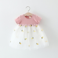 女童連衣裙0-2歲嬰兒裙子夏小兒童公主裙2020夏季紗裙3女寶寶夏裝