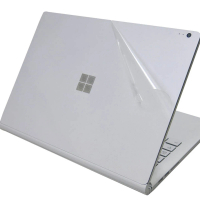 【Ezstick】Microsoft Surface Book3 15吋 透明菱格紋機身保護貼(含上蓋貼、鍵盤週圍貼、底部貼)