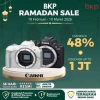 BKP Canon EOS R50 Mirrorless Camera EOS R 50 / R-50 Body Only White GARANSI RESMI