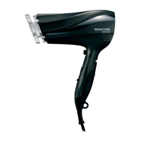 【TESCOM】防靜電負離子大風量渦流吹風機 TID2200TW(-理性黑)