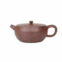 【唐泉茗茶】紫泥鋪砂滿天星(宜興紫砂壺 中國工藝美術大師林靖崧監製)