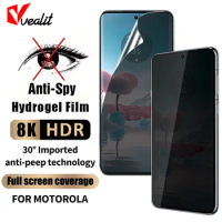 Anti-spy Hydrogel Film For Motorola Edge 40 Neo 30 Fusion Edge Plus Screen Protector For Moto 50 Ultra X40 X30 S30 Pro Not Glass