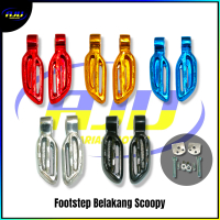 Footstep Scoopy Step Scoopy 2021 Foot Step Scoopy 2021 Postep Scoppy AJV Satu Set 5 Varian Warna Bah