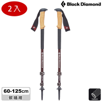 【Black Diamond】女款 Alpine Carbon Cork 碳纖登山杖 112515 / 酒紅 (2入一組)