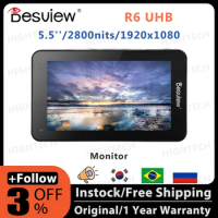 Bestview Desview R6 UHB Monitor 5.5 Inch 4K FHD 1920x1080 3D LUT HDR Touch Screen on Camera Field Monitor for DSLR