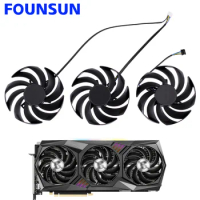 New PLD09210S12HH RX 6800 6900 XT Cooling Fan For MSI RTX 3060 3070 3080 3090 Ti GAMING X TRIO Graphics Card Cooler Fan