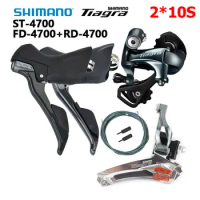 Shimano Tiagra 4700 Groupset 2x10 Speed Road Bike Kit ST 4700 Shifter + FD 4700 Front Derailleur + RD 4700 Rear Derailleur Parts