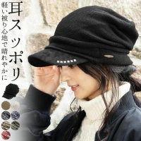 日本 QUEEN-HEAD 抗寒保暖抗UV防曬個性帽042黑色