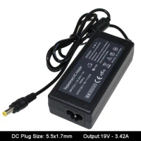 19V 3.42A 5.5*1.7mm AC Laptop Charger For Acer Aspire 5735 5315 5920 5535 5738 7520 6920 SADP-65KB Pa-1650-02 Power Supply