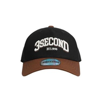 3Second Men's Baseball Cap Polyester Dash HP-C050726 Black