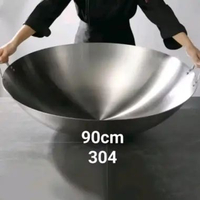 WAJAN SUPER JUMBO STAINLESS TEBAL 304 90CM