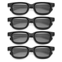4Pcs/Lot VQ163R Polarized Passive 3D Glasses for 3D TV Real 3D Cinemas for Sony Panasonic Wholesale Price Dropshipping