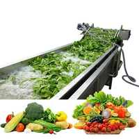 清洗機 果蔬氣泡清洗機商用全自動凈菜大型洗菜機水果蔬菜中材清洗設備