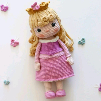 BONEKA RAJUT PRINCES AURORA