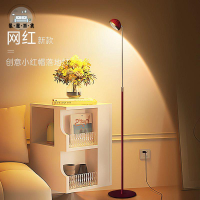 落地燈 立燈 110v燈具 臥室落地燈 小紅帽落地燈客廳沙發閱讀氛圍投影燈網紅裝飾極簡立式護眼臺燈免運 開立發票 工廠直銷 全館折扣 售後保障 m5521