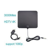 antena tv digital 8K 4K TV Antenna 1080P 38dbi Booster HD for RV Outdoor Car Antenna Indoor HDTV Antenna for Global Digital TV