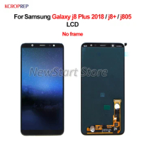 For Samsung Galaxy J8 Plus 2018 LCD Display Touch Screen Digitizer Assembly 6.4" No Frame For Samsung Galaxy J8+ J805 lcd