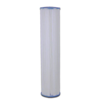 Coronwater 4.5"x 20" Pleated Polyester Water Filter Cartridge 5 micron Sediment for Water Filter