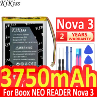 KiKiss Nova 3 3750mAh Battery for Boox NEO READER Nova3 Batteria + Free Tools