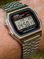 Casio F91W 石英數位手錶 38.2mm 黑色表盤 生活防水