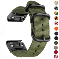 22mm 26mm Quickfit Strap For Garmin Watch Fenix 7 7x 7s Sport Quickfit Nylon Band SmartWatch For Garmin Accessories Replacement