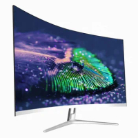 4k monitor 32inch Curved Gaming Monitor 2K 32" QHD 144HZ Curved MVA R1800