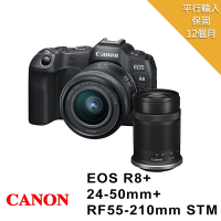 【Canon】EOS R8+RF24-50mm+RF-S55-210mm*(平行輸入)
