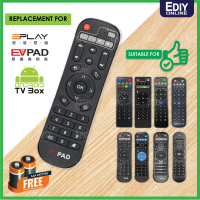【FREE BATTERY AAA X2 】 Remote Control For EVPAD EVAI EPLAY Pro 2S 2T Plus Pro+ 2S+ 3 3S 3MAX ANDROID