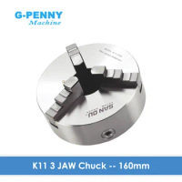 K11 160mm 3 jaw Chuck self-centering manual chuck four jaw for CNC Engraving Milling machine ,CNC Lathe Machine!