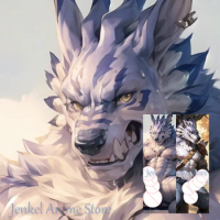 Dakimakura Weregarurumon Animal Double Sided Print Life size Body Pillow Cover