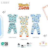 LIBBY Baju Pendek Celana Panjang & Baju Panjang Celana Panjang NEWBORN (Work Zone Series)