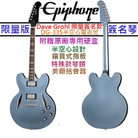 Gibson Epiphone DG 335 Dave Grohl 簽名琴 半空心 電 吉他附贈專用硬盒