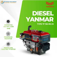 Diesel Penggerak 15.5HP Mesin Pengerak Yanmar 15.5 PK TF 155 RE 15.5PK