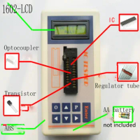 Portable Integrated circuit tester IC testers transistor Meter online maintenance Digital LED ic tester