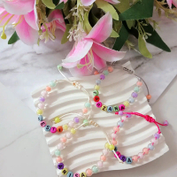 Gelang Manik Nama / Gelang Manik Custom Nama Bisa Request Nama