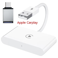 Wireless CarPlay Adapter For Android/Apple Wired to Wireless Carplay Dongle Plug And Play USB Connection Auto Car Adapter