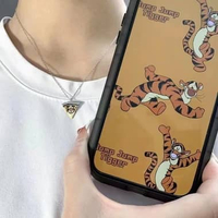 Kalung magnet S925 Silver 925 winnie the pooh original import 6in1 1 set 6pcs BFF group teman baik s