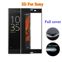 3D Full Cover Tempered Glass for Sony Xperia XZ Premium Screen Protector Film for Sony Xperia XZ Premium XA1 Plus XA1 XA Ultra