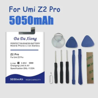 DaDaXiong New 5050mAh Z2 Pro Battery for UMI Umidigi Z2 Pro Battery +Gift tools +stickers
