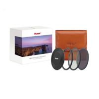 Kase 77mm Wolverine Magnetic Filter Kit ( CPL &amp; ND8 &amp; ND64 &amp; Lens Cap &amp; Bag &amp; Adapter Ring )