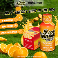 5-hour ENERGY Orange 6s Regular Strength Energy Shot | No.1 Energy Shot in USA | B-Vitamins | 0 Suga