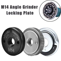 1Pc Angle Grinder M14 Thread Inner Outer Flange Nut Set Quick Release Nut Power Replacement For Metabo Bosch Milwaukee Makita