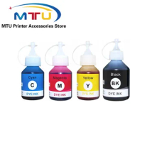 1Set Dye Ink for Brother DCP-T300 DCP T300 500W 700W MFC-T800W MFC T800W for T Series Ink Tank Printer 4 Colors