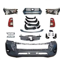 Car Accessories Front Bumper Facelift Conversion Body Kit for Toyota Hilux Revo 2016-2019 Upgrade To 2021 Revo